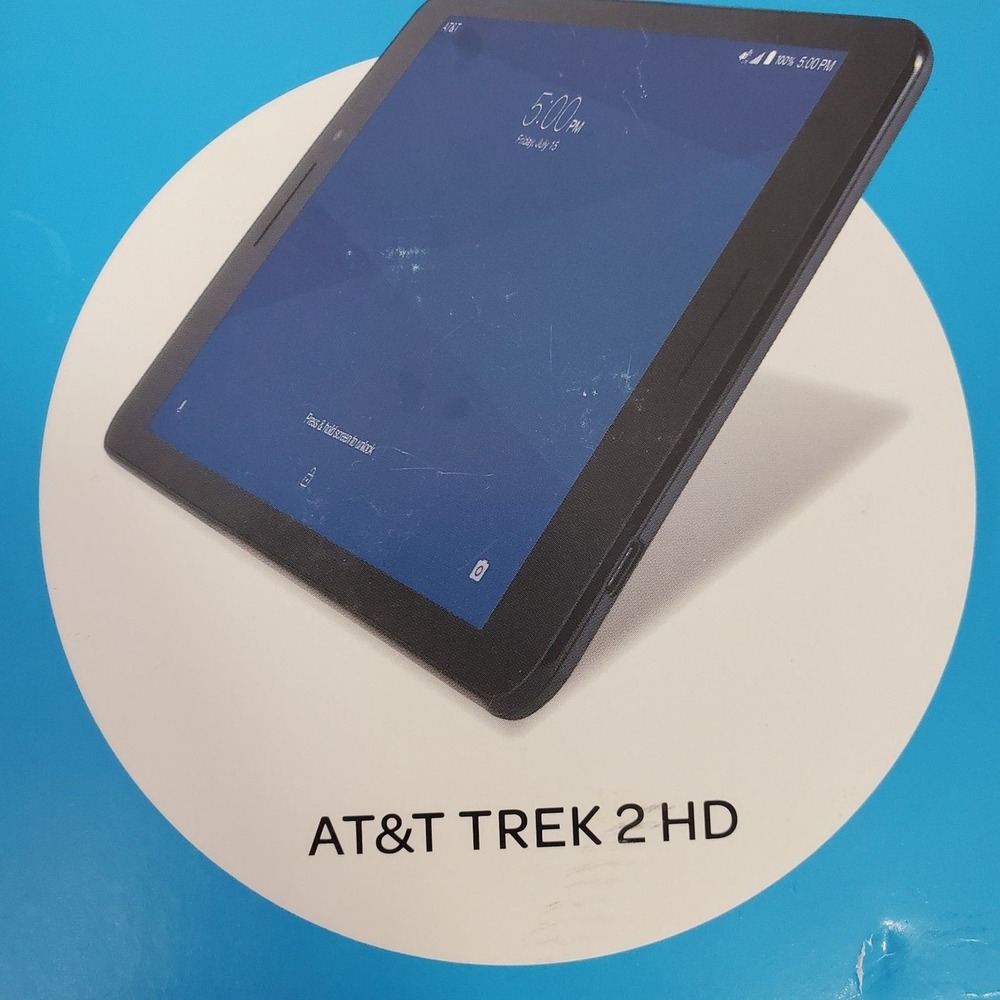 AT&T Trek 2HD 8" Tablet K88 Black